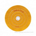 YELLOW COTTON BUFFING POLISHING WHEEL